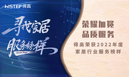 榮耀加冕，品質(zhì)服務(wù)|得高榮獲2022年度家居行業(yè)服務(wù)榜樣